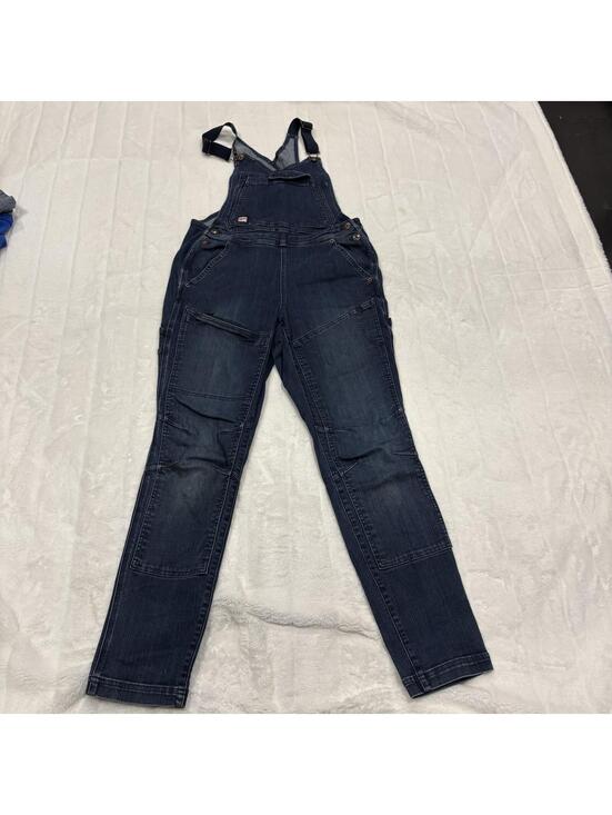 Duluth Trading Co Denim - Duluth Trading Co Denim Bib Overalls Women 10 Regular Cotton Blend Blue Workwear